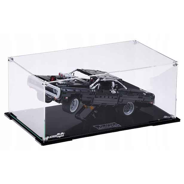 Vitrína Blacked Brick pro Lego 42111 Technic Domova Dodge Charger
