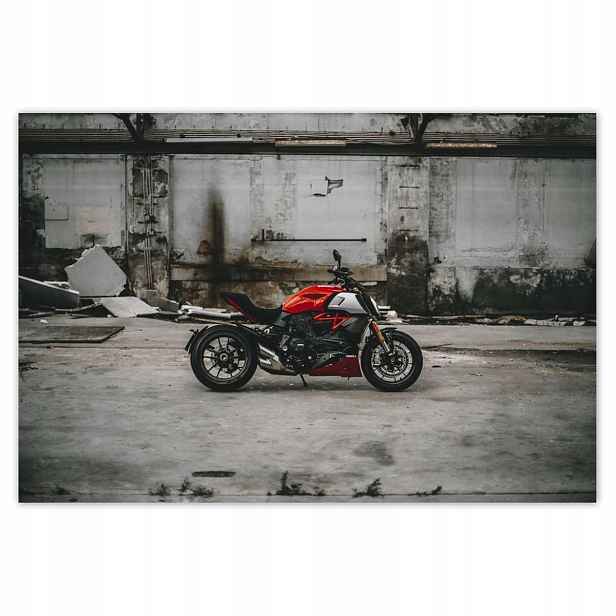 Plakáty 200x135 Červené Ducati Motocykl