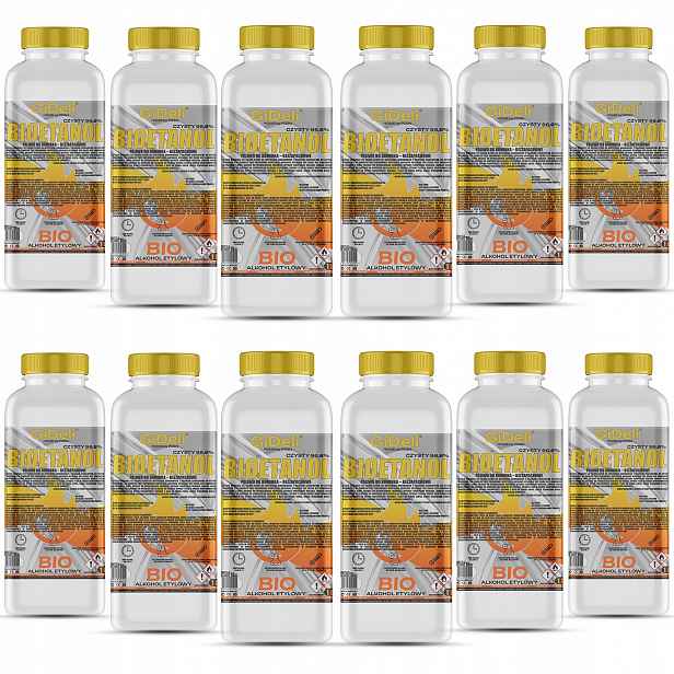 Bioetanol do krbu 12 x 1 l bezzápachové biopalivo