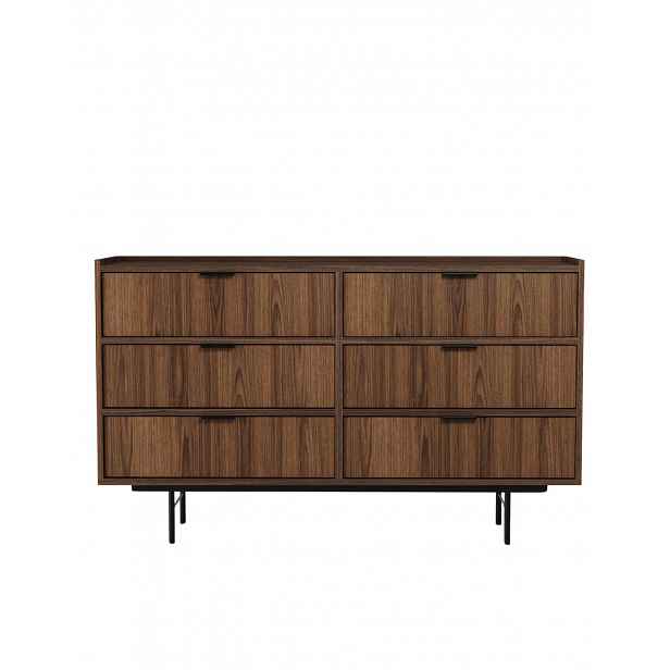 Komoda se zásuvkami Edison Brown Warmia Walnut 6S