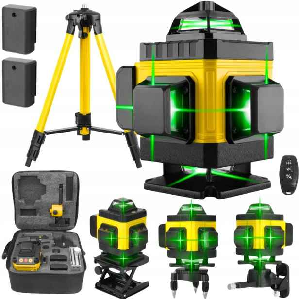 Liniový Laser Laserová Vodováha 360 Rovinná 4D Křížový Laser