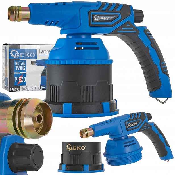 Plynový Hořák Plynová Pájecí Lampa Na Kartuše 190 G Piezo