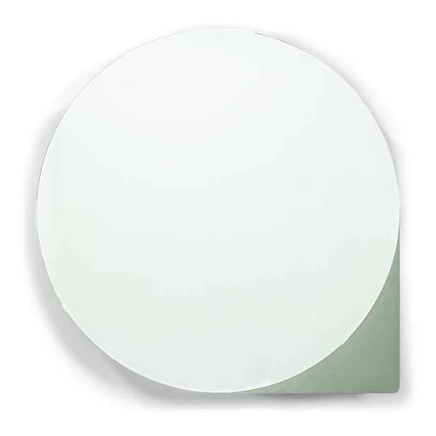 Šedozelená kovová závěsná/se zrcadlem koupelnová skříňka 55x55 cm Sonnet – Spinder Design