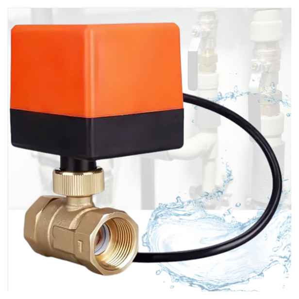 Elektroventil Kulový S Pohonem 3/4" Palce Pohon Ac 220V DN20 Dvoucestný