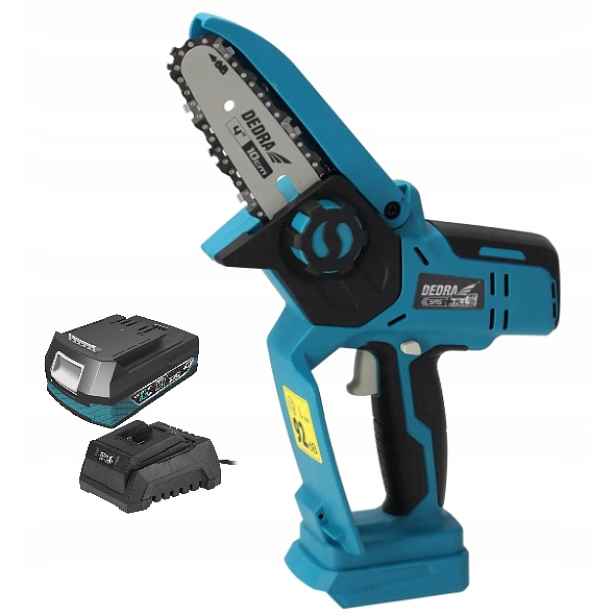 Dedra Mini řetězová pila akumulátor 2AH Set Sas+ DED7099 18V prov. 4'