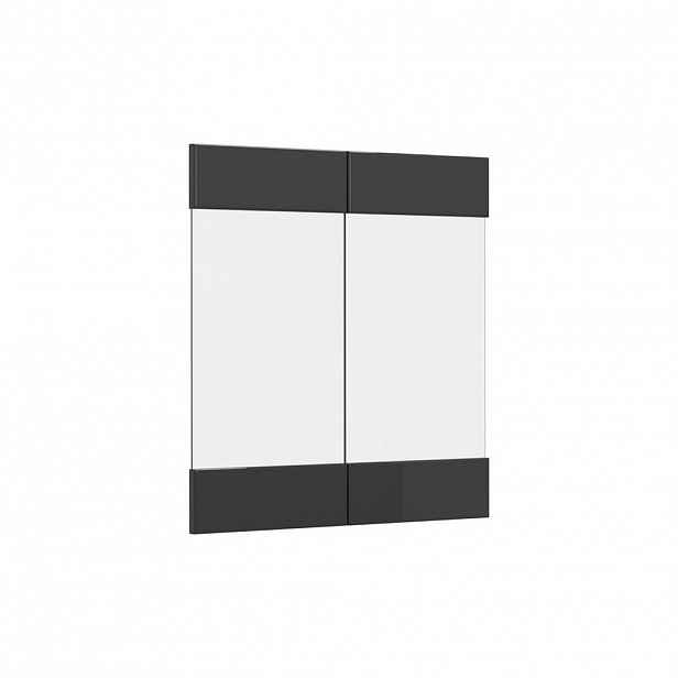 Vicco KUCHYŇSKÁ DVÍŘKA R-Line Antracitový vysoký lesk 59.2 x 59 cm nábytková čela pro závěsnou vitrínu