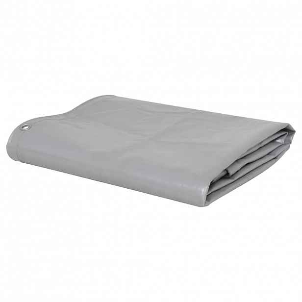 vidaXL Plachty Šedá 3 x 5 m Plátno s PVC povrchovou úpravou