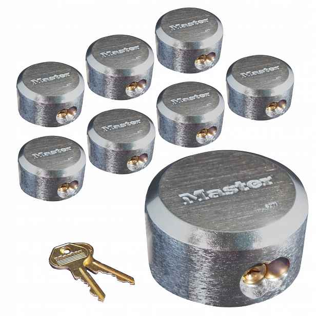 Zámek Master Lock 6271KA Proseries 8ks Na Jeden Skrytý Klíč 16 Key