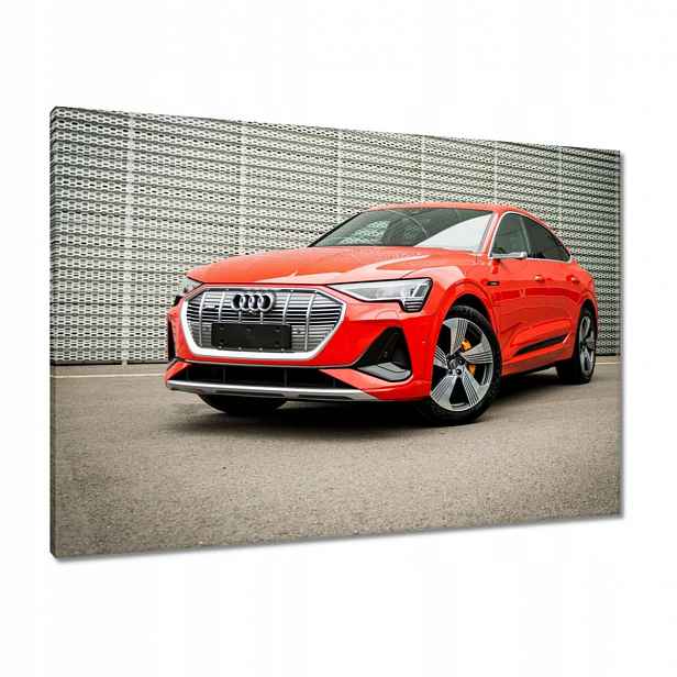 Obrazy 100x70 Červené Audi e-tron