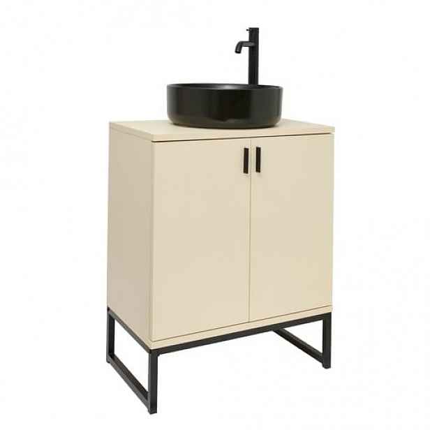 Ceramia Easy koupelnová skříňka s umyvadlem 60x73x36 cm jasmín mat EASYUMDB7
