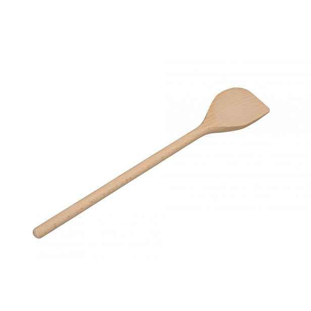 DŘEVOTVAR - Vařečka kulatá s rohem 35cm dřevěná