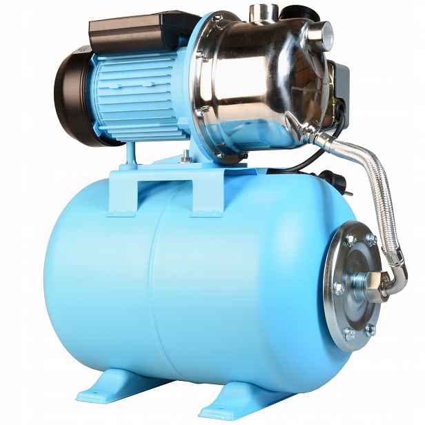 Výkonný 24 L Hydroforový Vodní Sací Čerpadlo Inox 1100 W 60 L/min, Připraveno K Provozu