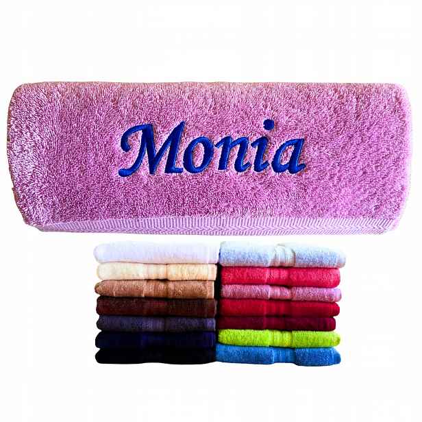 Dárek Pro Moniku K Narozeninám A Jmeninám Ručník S Jménem Monia Monika