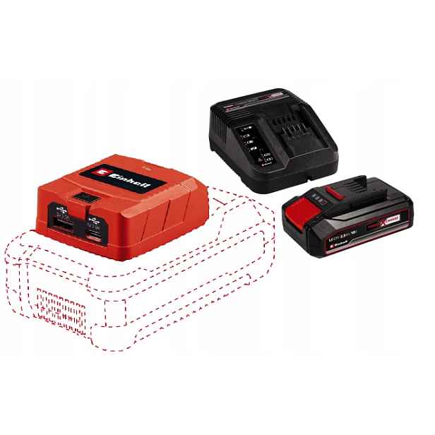 Einhell Usb Adaptér Baterie Tc-cp 18 Li Usb Sada Akumulátor 2,5AH Pxc 18V