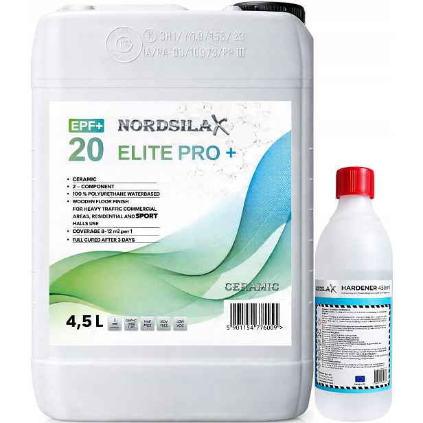 Nordsilax Elite Pro+ 20 Mat 4,95L vodní keramický lak 2K