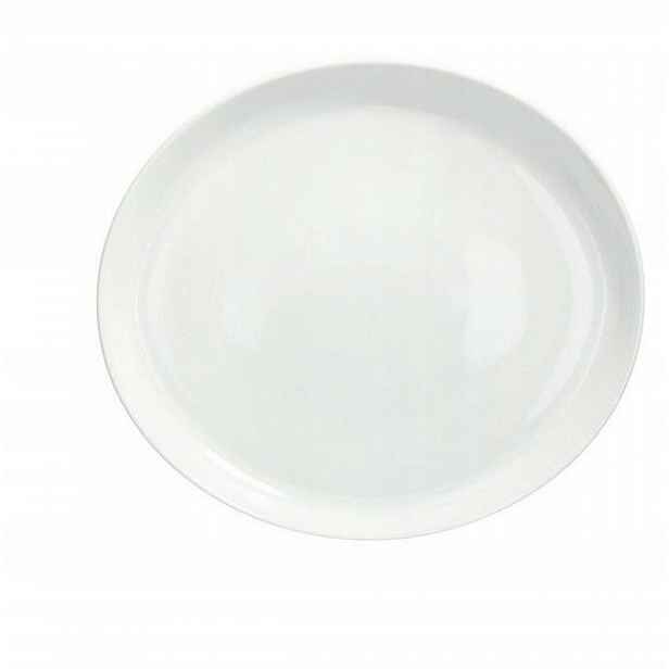 Sada 6 x porcelánový oválný talíř 32 x 28 cm Tognana