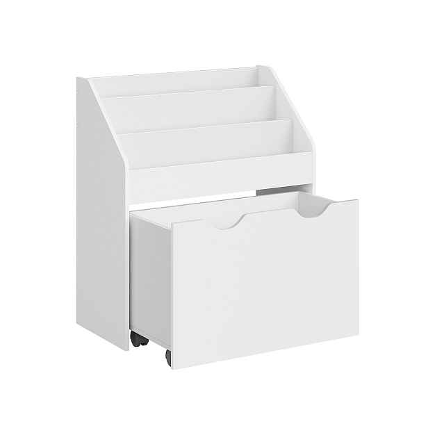 SONGMICS Dětský knihovna Fanny 62,5 cm bílá
