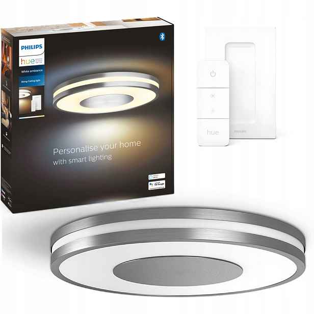 Stropní Svítidlo Led Stropní Svítidlo na omítku 22,5 W 34,8 cm Being Philips Hue dálkový ovladač