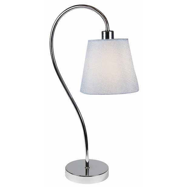 Candellux Luk 41-70760 Chromová Stolní Lampa Kov/Látka