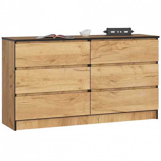 RAUMHIRSCH FURNITURE KOMODA dub Craft 77/138/40