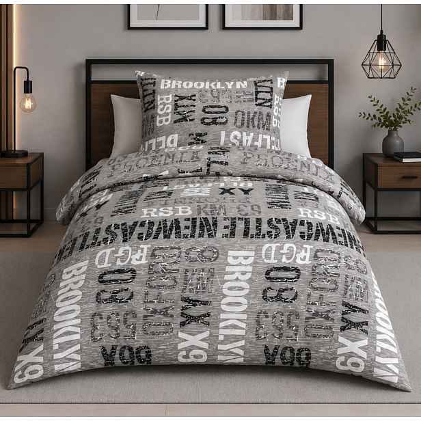 TOP Microtop povlečení Comfort 140x200+70x90 Cities