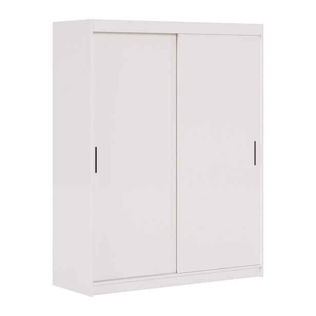 MASSENO ŠATNÍ SKŘÍŇ S POSUVNÝMI DVEŘMI TELA, 120/205/60 cm 2dveřová, bílá