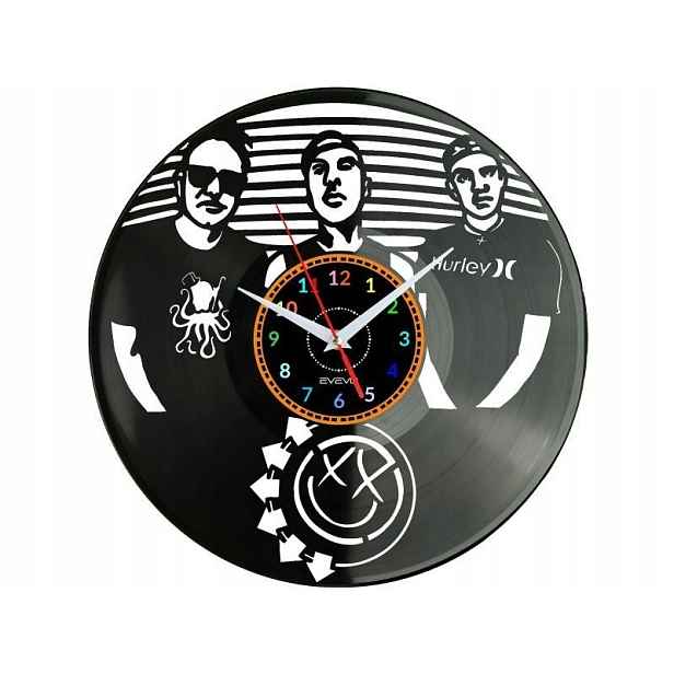 Blink 182 Dárek Originální dekorace do domu Hodiny z vinylové desky