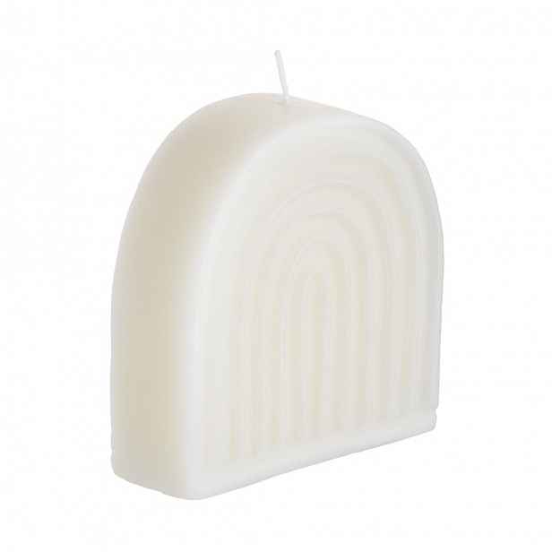 Butlers ARC Svíčka duha 9 cm - krémová
