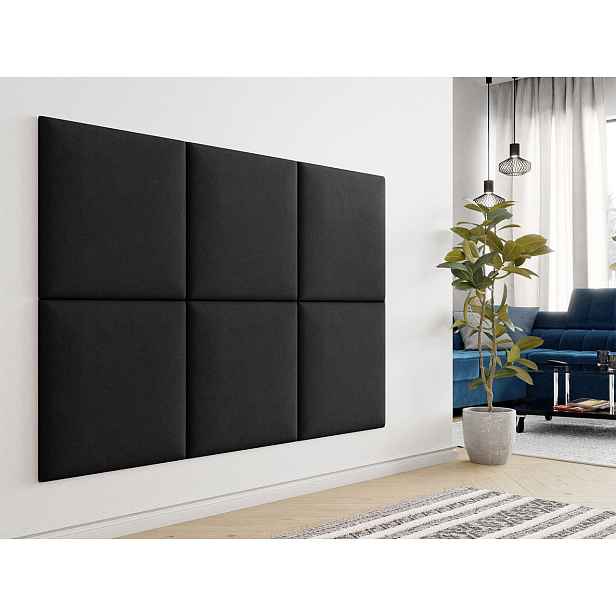 Čalouněný panel 60x60 PAG - černý
