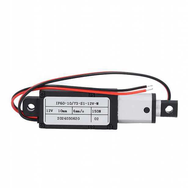 Lineární Pohon 12V Elektrický 10mm 150N 4mm/s
