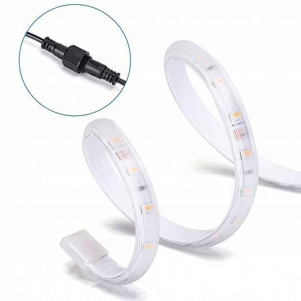 Solární Led páska-5m-50W-2700K-500 lm-IP65