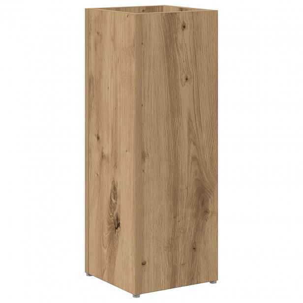 vidaXL Stojan na slunečníky Artisanový dub 20 x 20 x 55,5 cm
