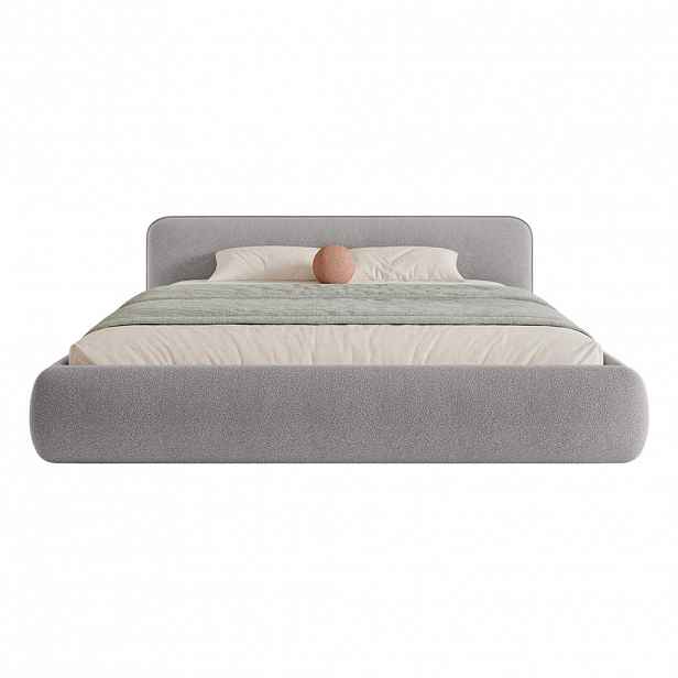 Fedve POLSTR BED Taftan 120x200 cm, Stříbrná