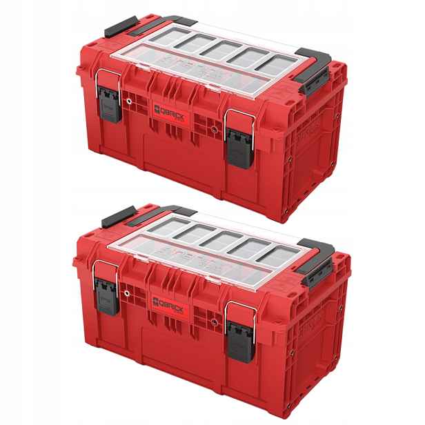 Qbrick Prime Toolbox 250 Expert Red Ultra Hd Custom box na nářadí x2