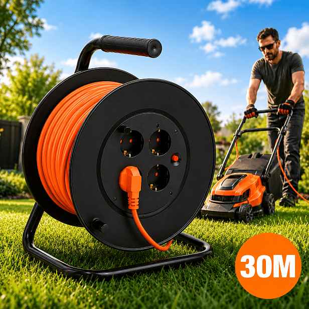 TEMU PRODLUŽOVACÍ KABELO PRO BAŽINNÉ STAVĚNÍ NA ZATAHUJEMU BAŽINNÉM VÁŽE 30m3x2.5mm 4 GN