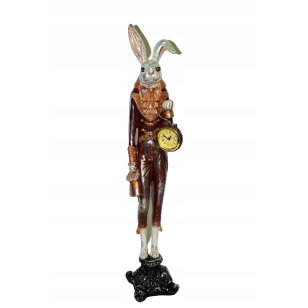 Velikonoční figurka Králík s hodinkami 54x11 Art-Pol 121681