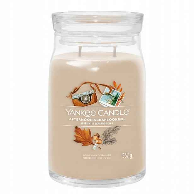 Yankee Candle Afternoon Scrapbooking velká vonná svíčka 567 g