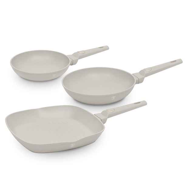 BERLINGERHAUS Sada pánví s titanovým povrchem 3 ks Sahara Collection steak BH-8079