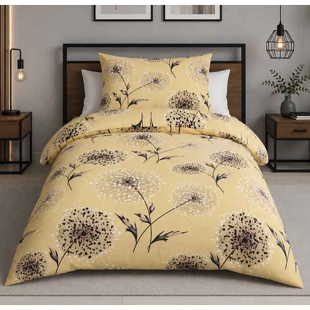 TOP Microtop povlečení Comfort 140x200+70x90 Chmýří žluté