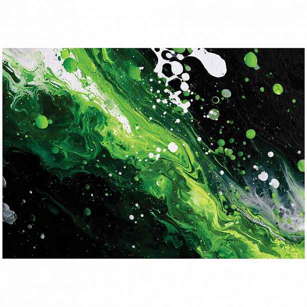 Wallarena ABSTRAKTNÍ moderní zelená fototapeta 150x105 cm