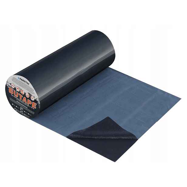 Butape Butylová páska Dekarska 300mm x10mb Grafit Izoluje Okna a Střechu