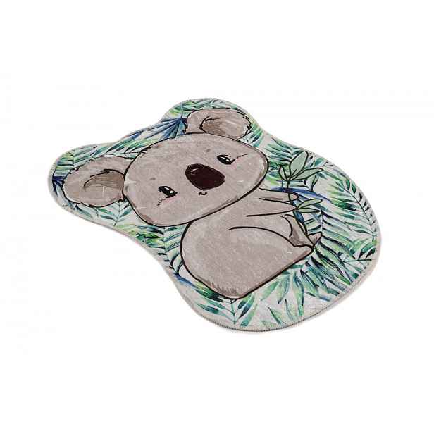 Conceptum Hypnose Dětský koberec Koala 80x100 cm šedý/zelený
