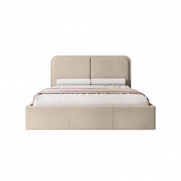 Fedve POLSTEROVÁ POSTEL OLLEO 140x200 cm, Taupe