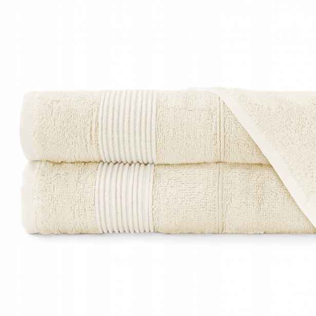 Ručníky Bamboo Moreno 2x70x140 Krém bambus/bavlna Darymex 500 g/m2