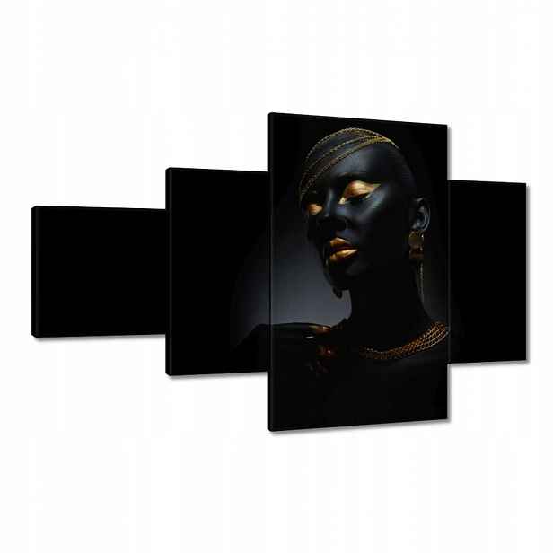 Obrazy 130x80 Povabné zlaté šperky