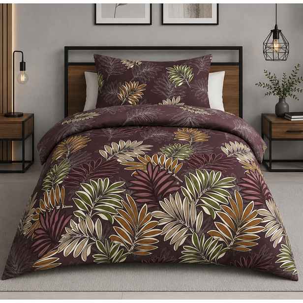 TOP Microtop povlečení Comfort 140x200+70x90 Barevné listy