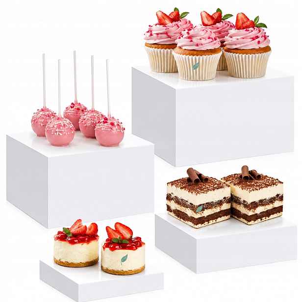 Stojany Na Muffiny Dezerty Občerstvení Pareta 4 Ks Výstavní Akrylové