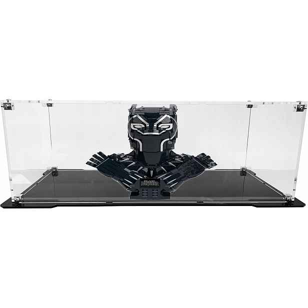 Vitrína s černým podstavcem pro stavebnici Lego 76215 Marvel Black Panther