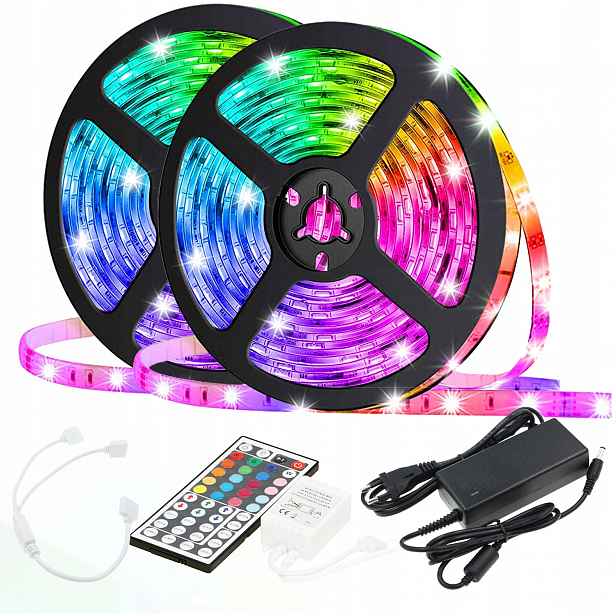 Rgb páska 150 Led 10 m Dálkový Ovladač 44| Set Premium