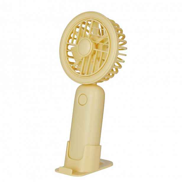 Butlers AIR WAVE Ruční větrák - žlutá